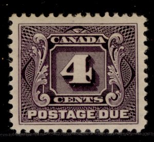 CANADA EDVII SG D5, 4c violet, M MINT. Cat £50.