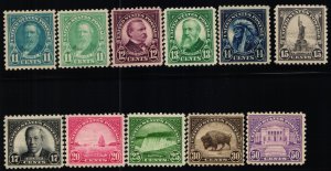 Scott #551-573 - VF - Set - MNH - 1922-25