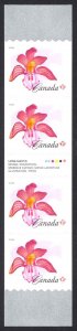 Canada Sc# 2187i MNH Gutter Strip/4 2006 P Flower Coil