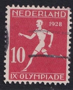 Netherlands  #B30  used  1928 Olympic Games 10c