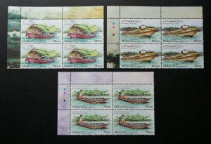 Malaysia River Transportation In Sarawak 2016 Vehicle Transport (stamp blk 4 MNH