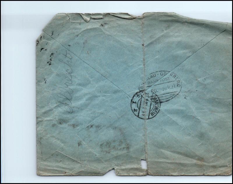 Goldpath: ROMANIA registered cover 1927, to Germany   _CV28_P15