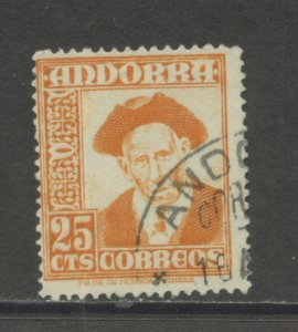 Andorra - Spanish 41 Used cgs (4