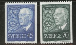 SWEDEN Scott 765-766 MH* 1967  coil stamps