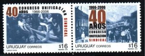 2006 Uruguay syndical unification congress 40th anniversary #2166 **MNH