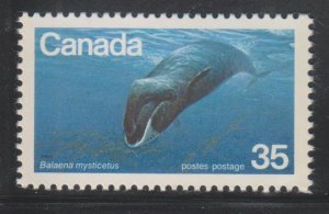 Canada, 35c Bowhead whale (SC# 814) MNH