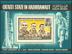 1967  Qu'aiti State in Hadhramaut 141/B16 Astronauts 16,00 €