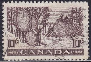 Canada 301 Drying Animal Hides 1950