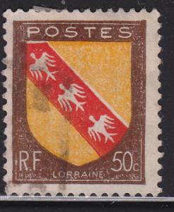 France 564 Lorraine Coat of Arms 1946