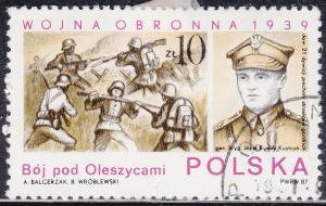 Poland 2825 Battle Scene Near Oleszycami 10zł 1987