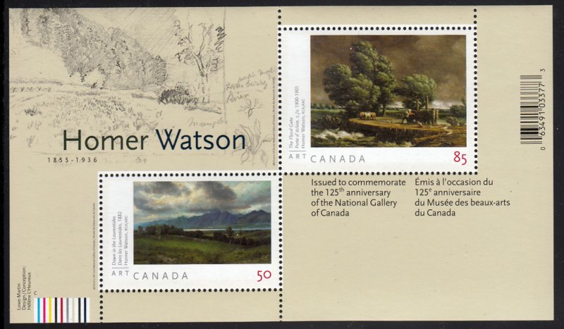 Canada 2005 -Homer Watson paintings,  MNH sheet # 2110