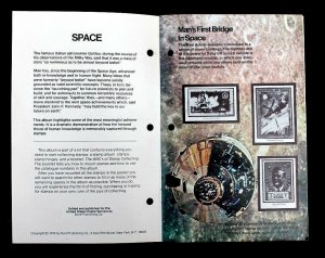 Deluxe Vintage Stamp Collecting Starter Kit by USPS Space Stamps