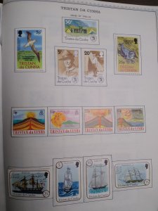 collection on pages Tristan da Cunha 1980-90 PT: CV $113