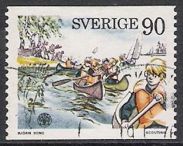 Sweden #1138 Boy Scouts Used