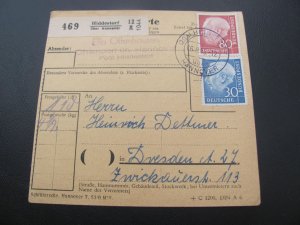 GERMANY 1955 HIGH FACE VALUE RECEIPT FROM A PACKAGE (155)