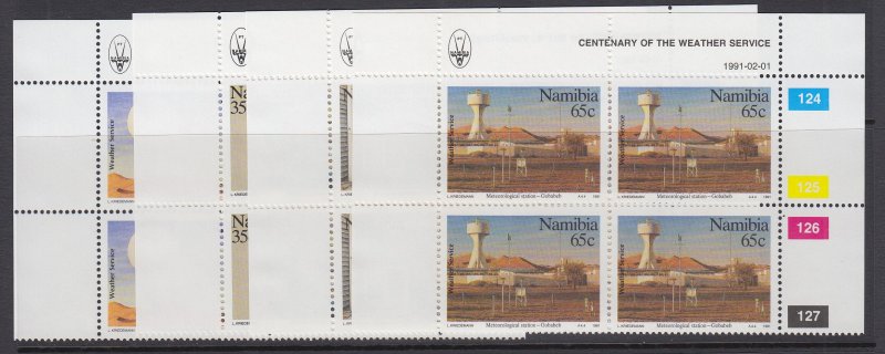 Namibia, Scott 690-693, MNH blocks of four