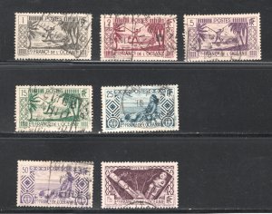 French Polynesia #80-1, 84, 86, 88, 95, 105   VF, Used, CV $4.85 .....  2200066