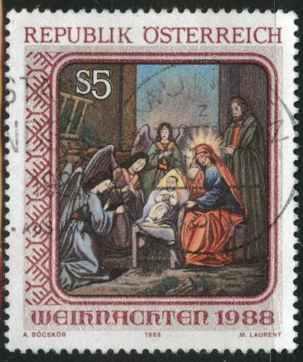 Austria Osterreich Scott 1446 Used 1988 stamp