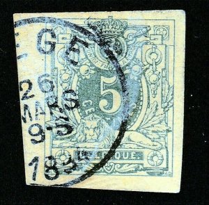 Belgium Postal Stationery Cut Out A14P2F93-