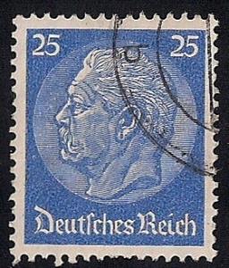 Germany #425 25pf Paul Von Hindenburg used EGRADED XF 90 XXF