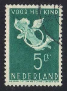 Netherlands  #B91  used  1936  child welfare 5c