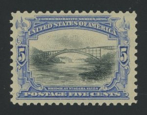 USA 297 - 5 cent Niagara Falls - Pan-American - VF Mint light hinged OG