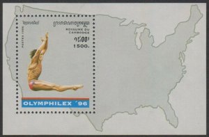 1996 Cambodia 1604/B220 1996 Olympic Games in Atlanta 7,00 €