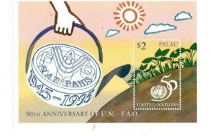 Palau - 1995 - UN / FAO - Souvenir Sheet - MNH Scott 376