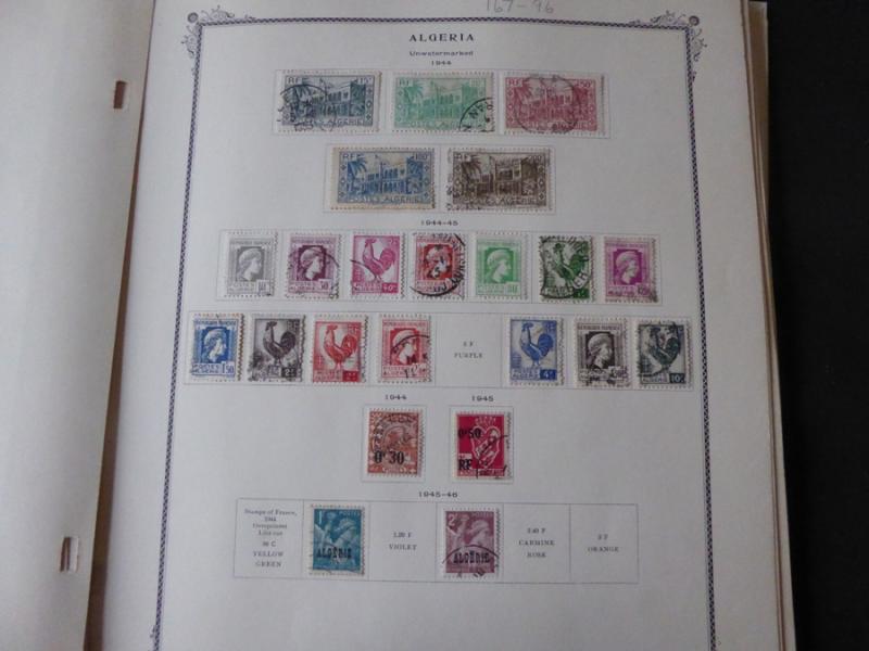 Algeria 1924-1971 Stamp Collection on Scott Specialty Album Pages