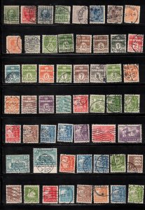 DENMARK Collection Of Used Stamps - Good Variety - Some With Faults