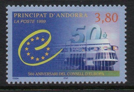 Andorra French 1999 Council of Europe VF MNH (507)