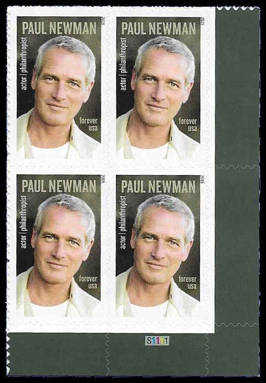 PCBstamps  US #5020 PB $1.96(4x{49c})Paul Newman, MNH, (PB-4b)