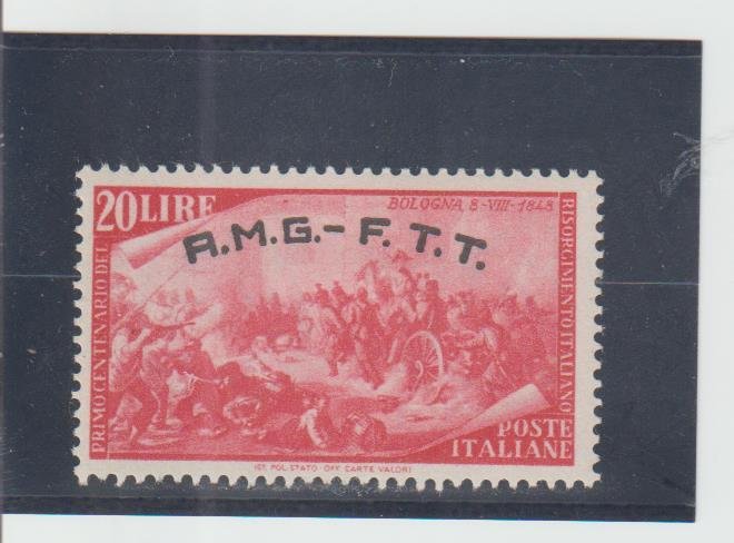 Trieste  Scott#  26  MH  (1948 Overprinted)