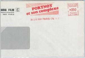 64763 - FRANCE - POSTAL HISTORY - Red  POSTMARK: CINEMA Portnoy's Complaint 1973