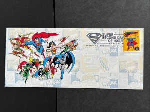 2006 USPS Second Day Cover Sc# 4084k Superman DC Comics All Over Cachet