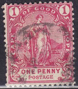 Cape of Good Hope 60 USED 1893 Hope Standing