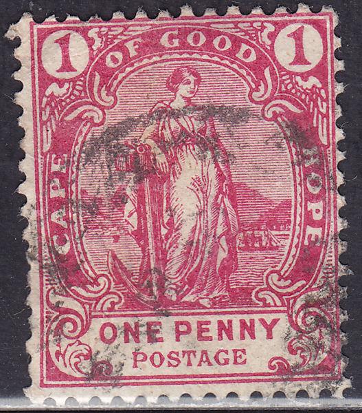 Cape of Good Hope 60 USED 1893 Hope Standing