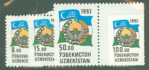 Uzbekistan #30-34  Single (Complete Set)