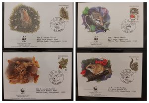 O)  1996 CZECH REPUBLIC, WWF - WORLD WILDLIFE FUND,   ELIOMYS QUERCINUS, DRYOMYS