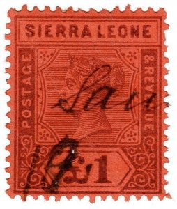 (I.B) Sierra Leone Revenue : Stamp Duty £1