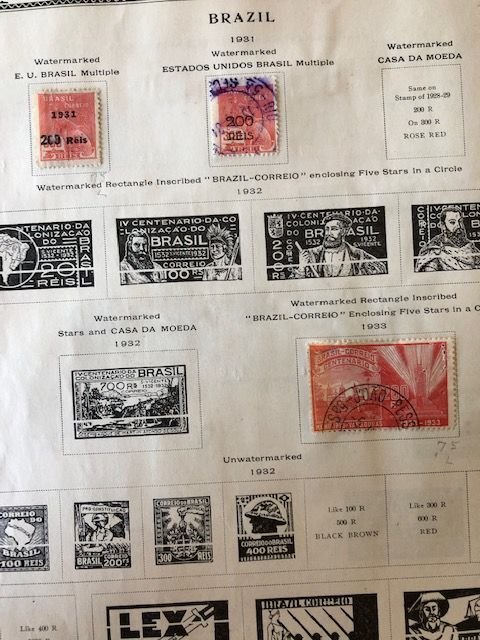 A and B Countries - 14 Album Pages