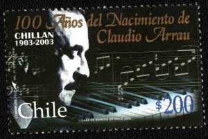 Chile #1421, Complete Set, 2003, Music, Never Hinged