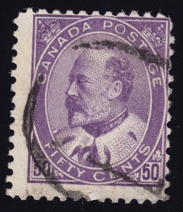 Canada Scott 95a Used deep purple Lot AB9005