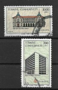 (K00) Turkey / 1990, EUROPA COMPLETE SET, USED 