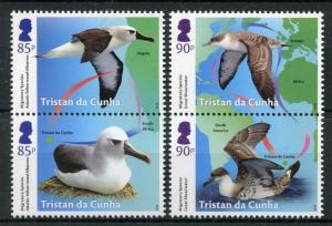 Tristan da Cunha Birds Stamps 2018 MNH Migratory Species Albatross 4v Set 