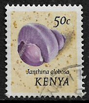 Kenya #42 Used Stamp - Seashell