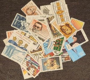 US Scott # 2031-2065; 35 used stamps of 1983; sound, off paper, most VF or bettr