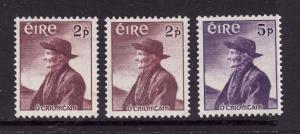 Ireland-Sc#159-60-unused very light hinged set + shade-Thomas O'Crohan