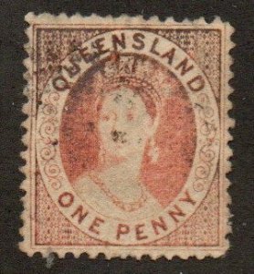 Queensland 18. Used. Wmk. 5. Perf. 13