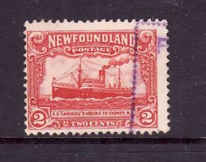 Newfoundland- Sc#164-used 2c Steamship-id8-1929-31-